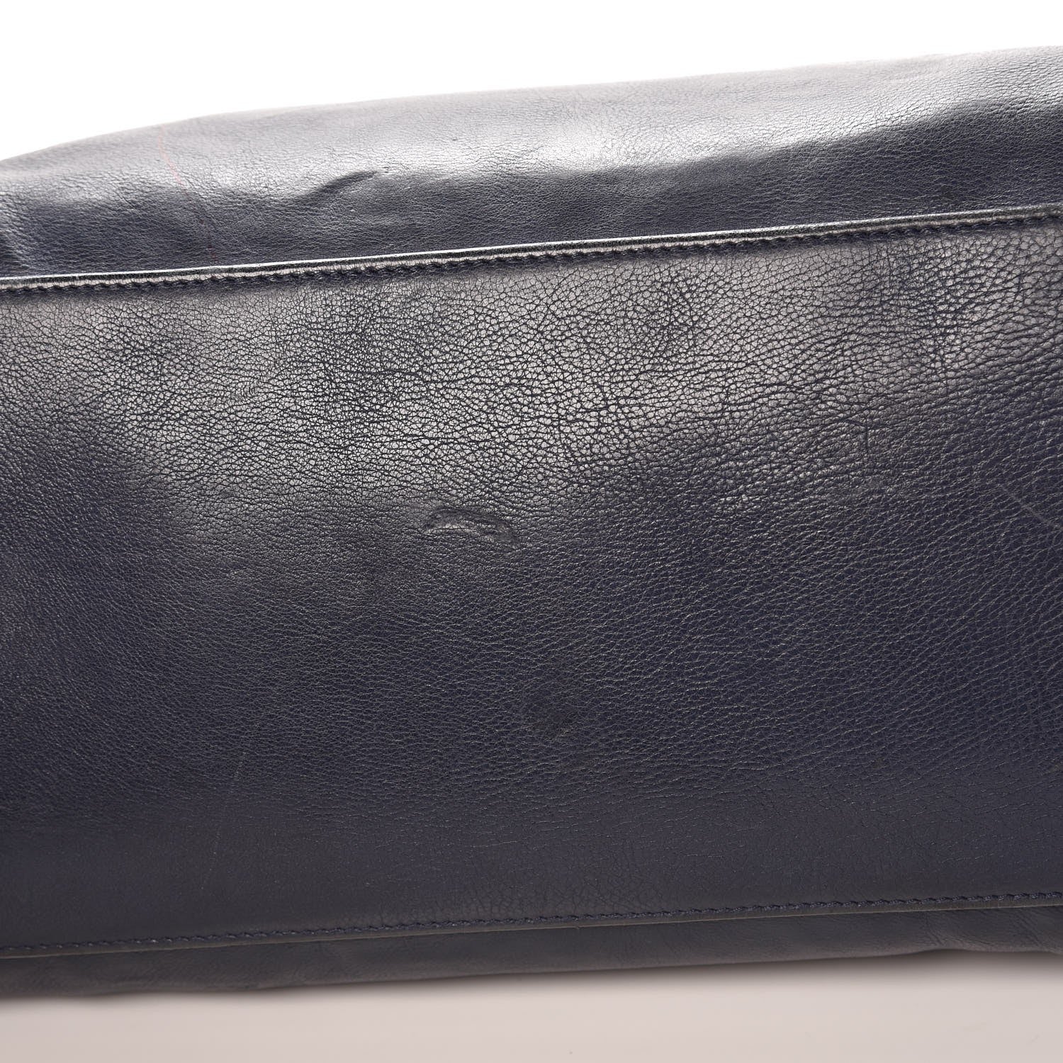 Chanel Calfskin Coco Bengal Open Accordion Tote Blue 12 of 15