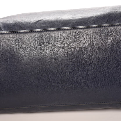 Chanel Calfskin Coco Bengal Open Accordion Tote Blue 12 of 15