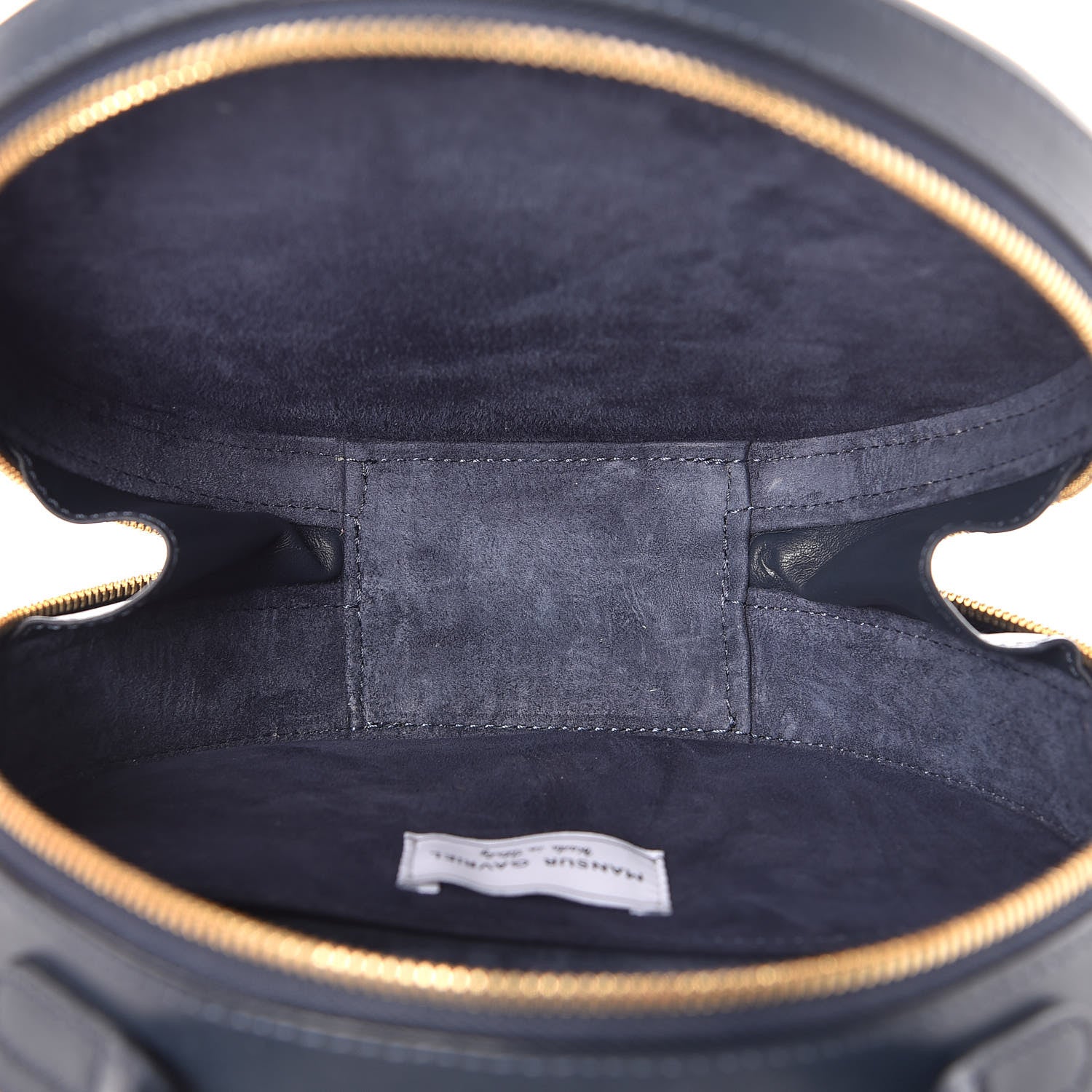 Mansur Gavriel Calfskin Circle Crossbody Bag Blu 5 of 7