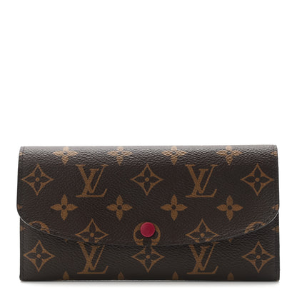 Louis Vuitton Monogram Emilie Wallet Fuchsia 1 of 7