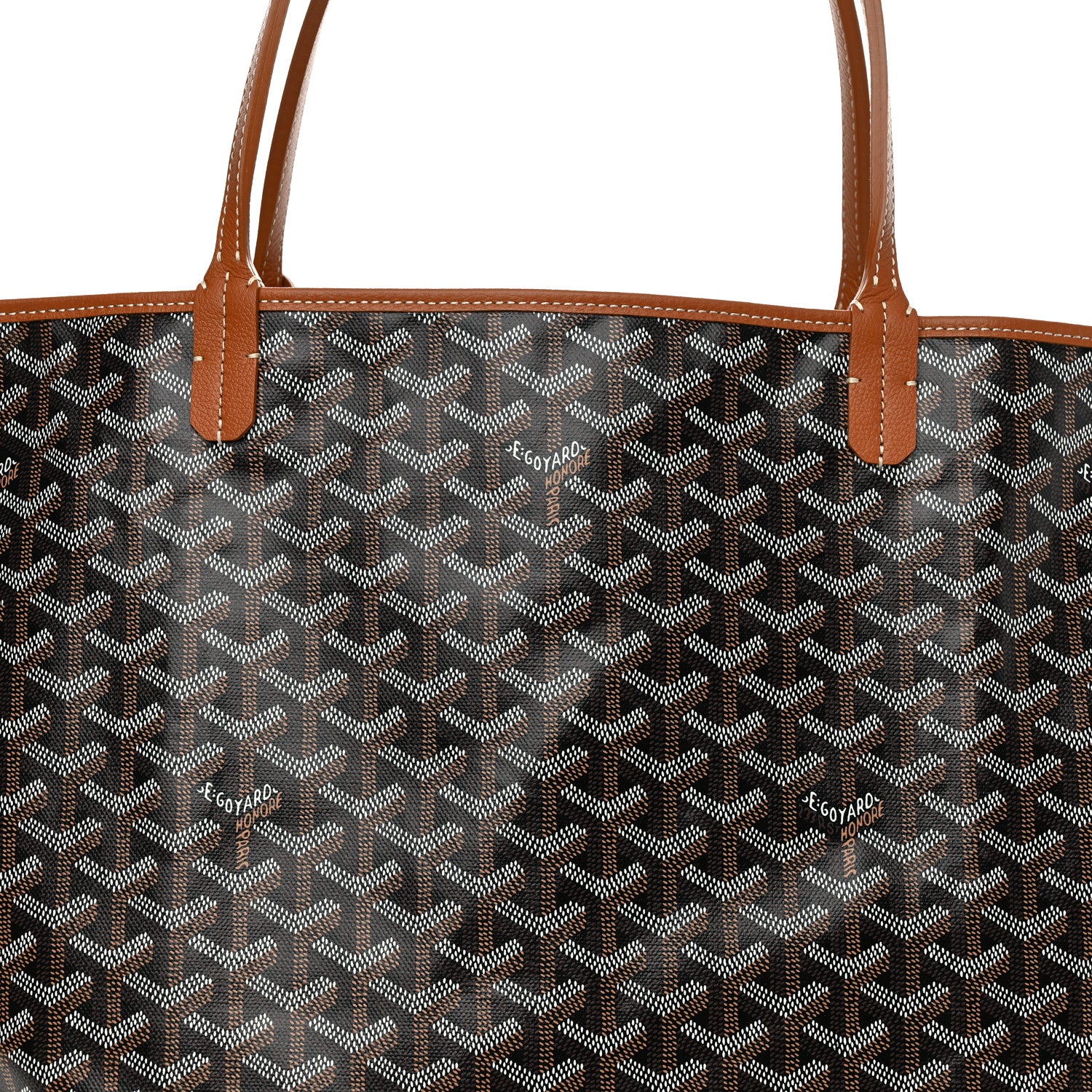 Goyard Goyardine Saint Louis GM Black Gold 9 of 11
