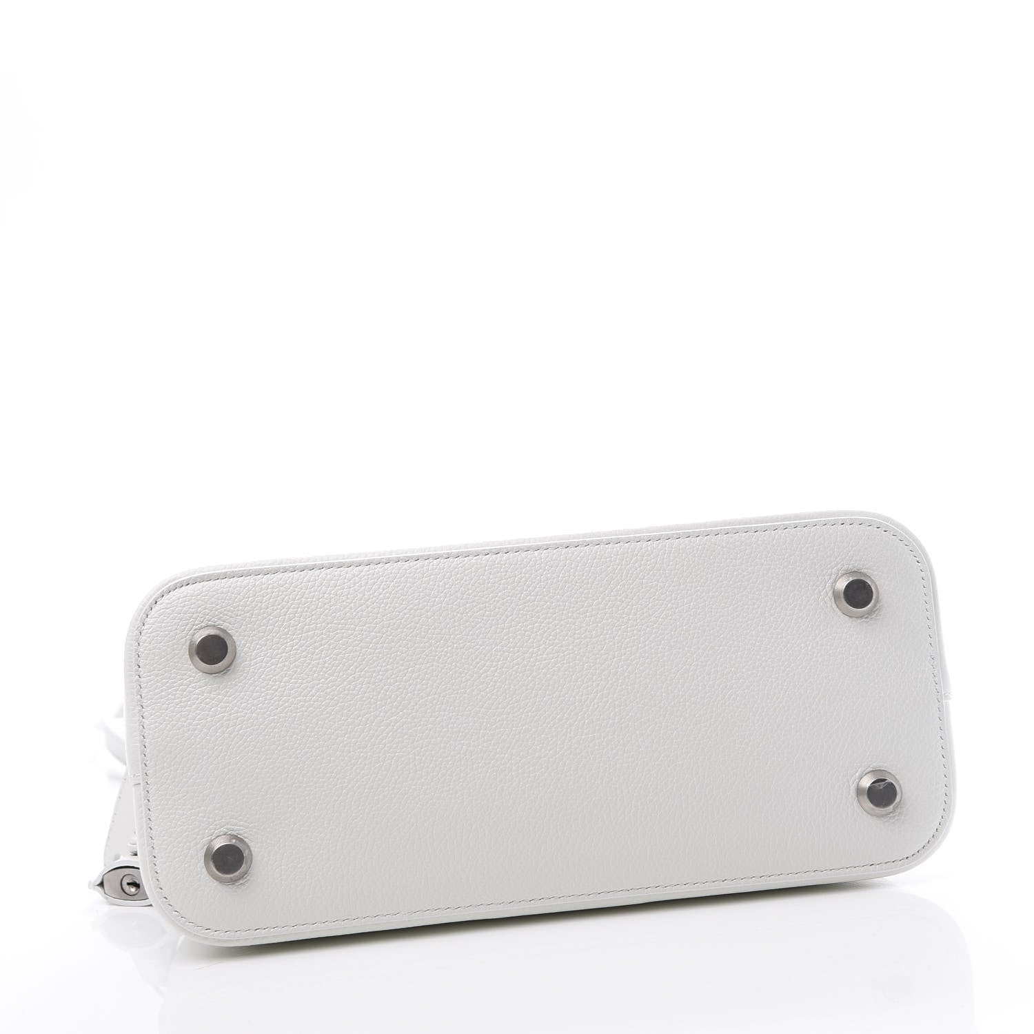 Balenciaga Grained Calfskin Logo S Ville Top Handle Bag White Fluo Pink 3 of 11