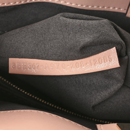 Fendi Vitello Glacier Small FF Tote Rose Bourbon 7 of 11
