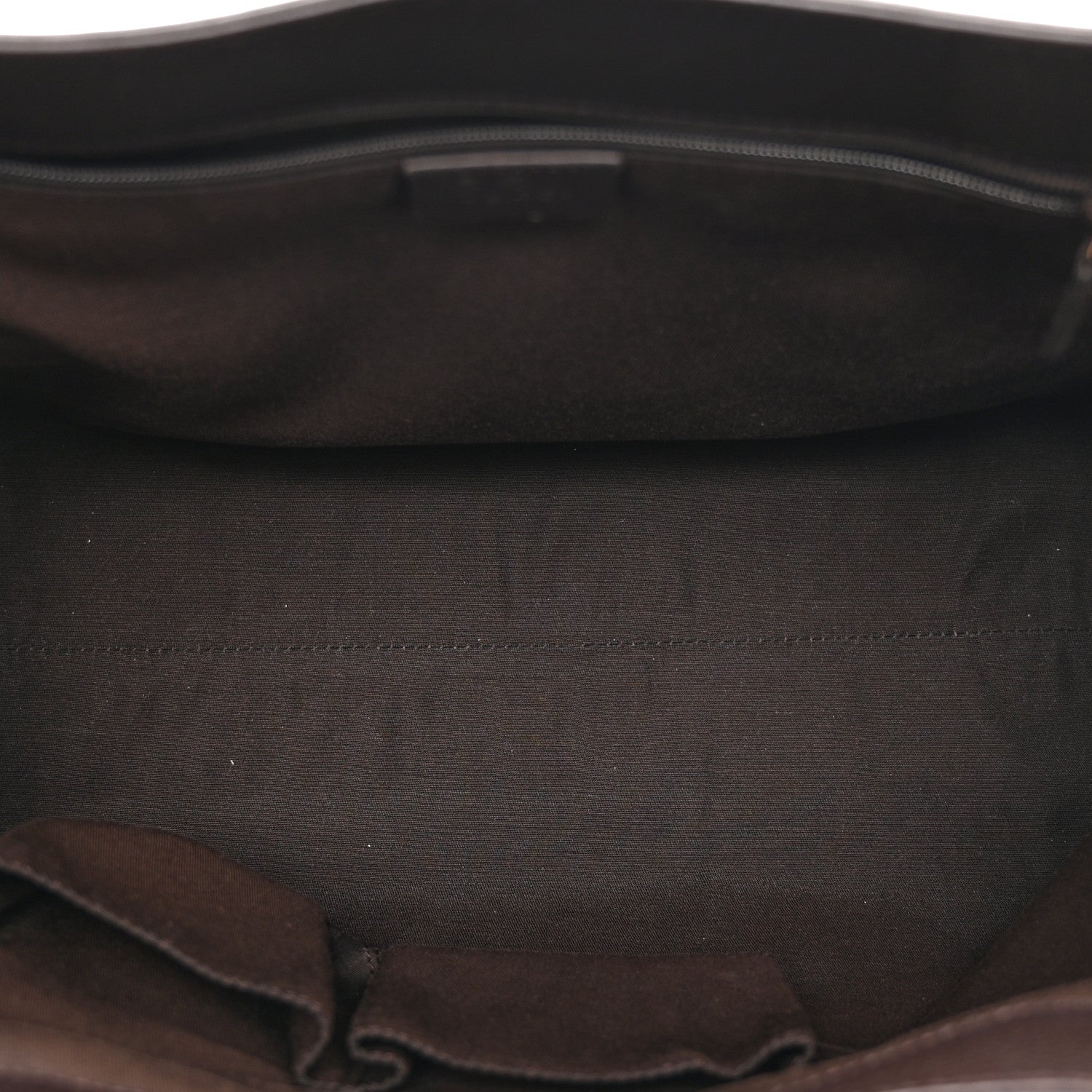 Gucci Calfskin Medium Braided Handle Gifford Tote Dark Brown 5 of 15
