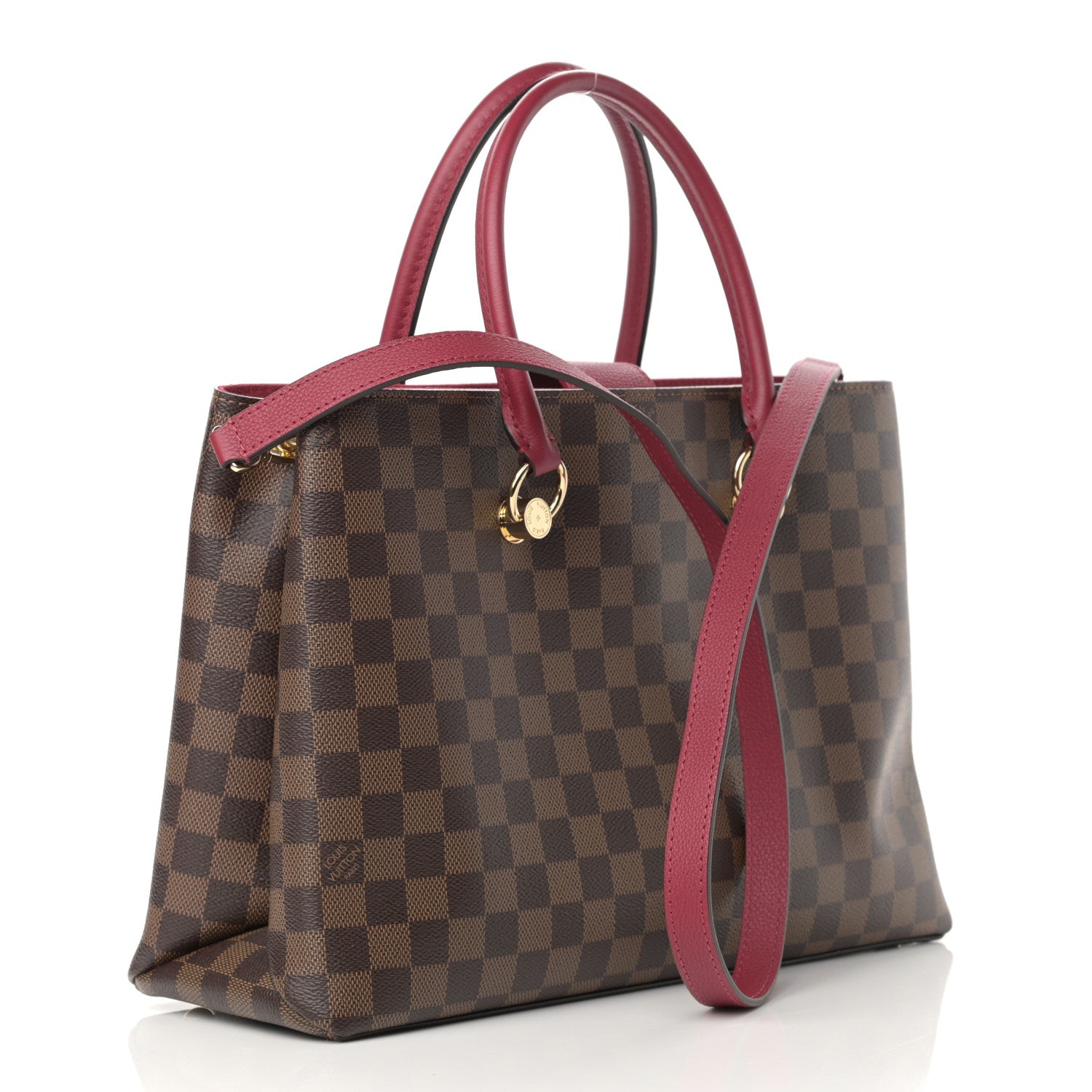 Louis Vuitton Damier Ebene LV Riverside Lie De Vin 3 of 12
