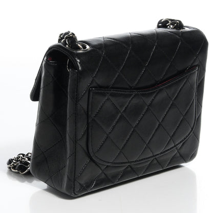 Chanel Lambskin Quilted Mini Square Flap Black 3 of 9