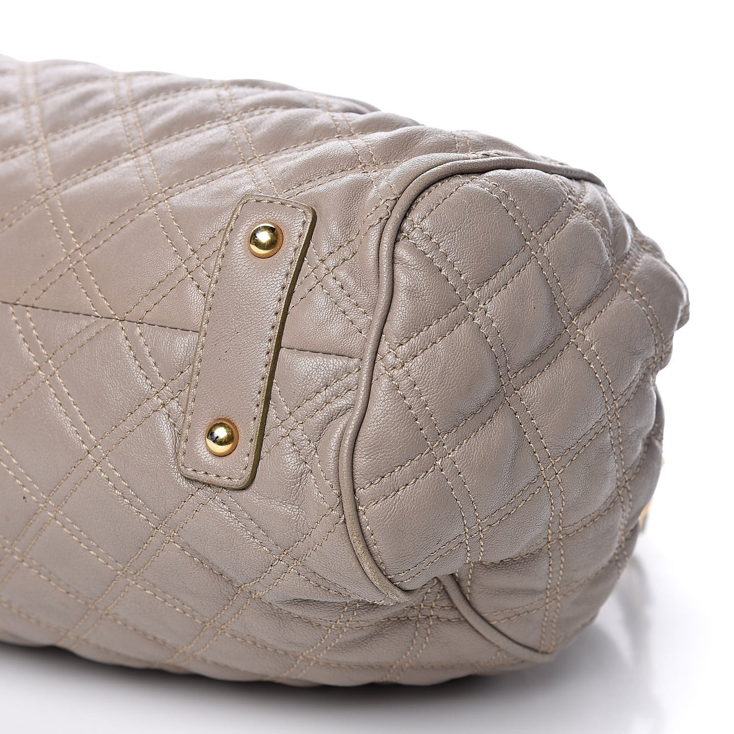 Coated Canvas Quilted Stam Blush