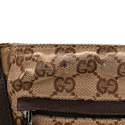Gucci Monogram Double Pocket Belt Bag Dark Brown 15 of 17