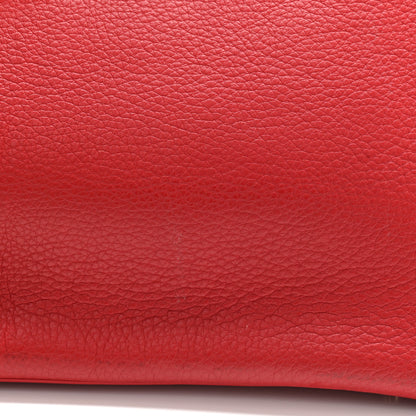 Hermes Taurillon Clemence Birkin 35 Rouge Vif 16 of 17