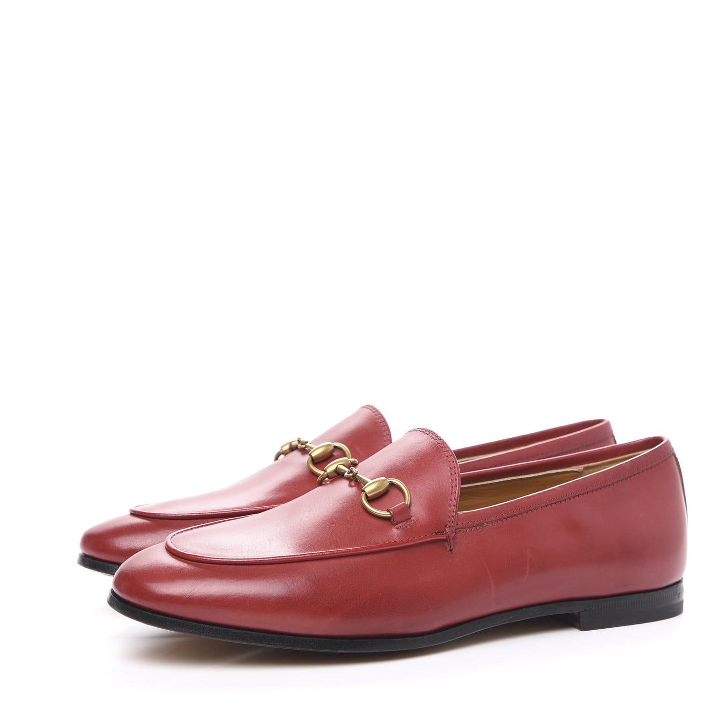 Calfskin Womens Jordaan Loafers 36.5 Hibiscus Red