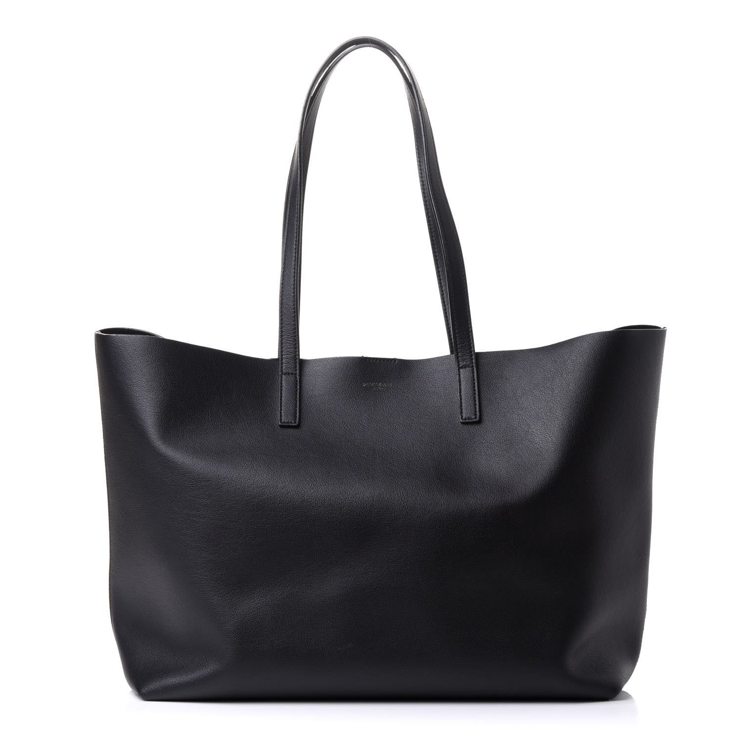 Saint Laurent Calfskin Large Shopping Tote Black 1 of 10