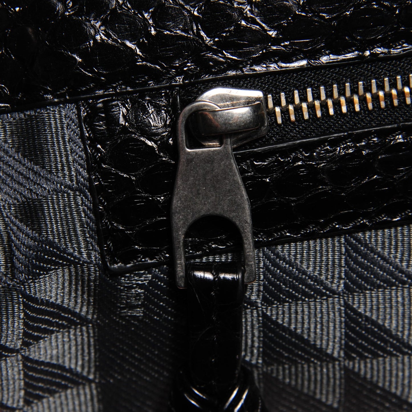 Python Large PS1 Satchel Black