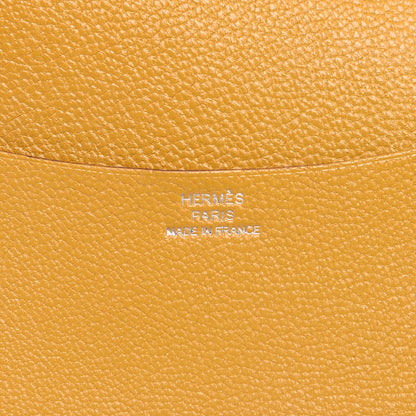 Hermes Chevre Mysore Globe Trotter Agenda PM Cover Rose Azalee Jaune Ambre 6 of 6