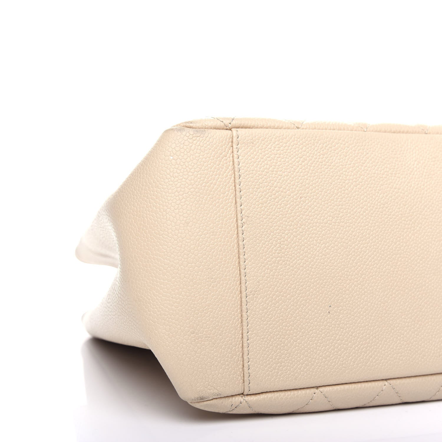Chanel Caviar Quilted Grand Shopping Tote GST Beige Clair 8 of 11