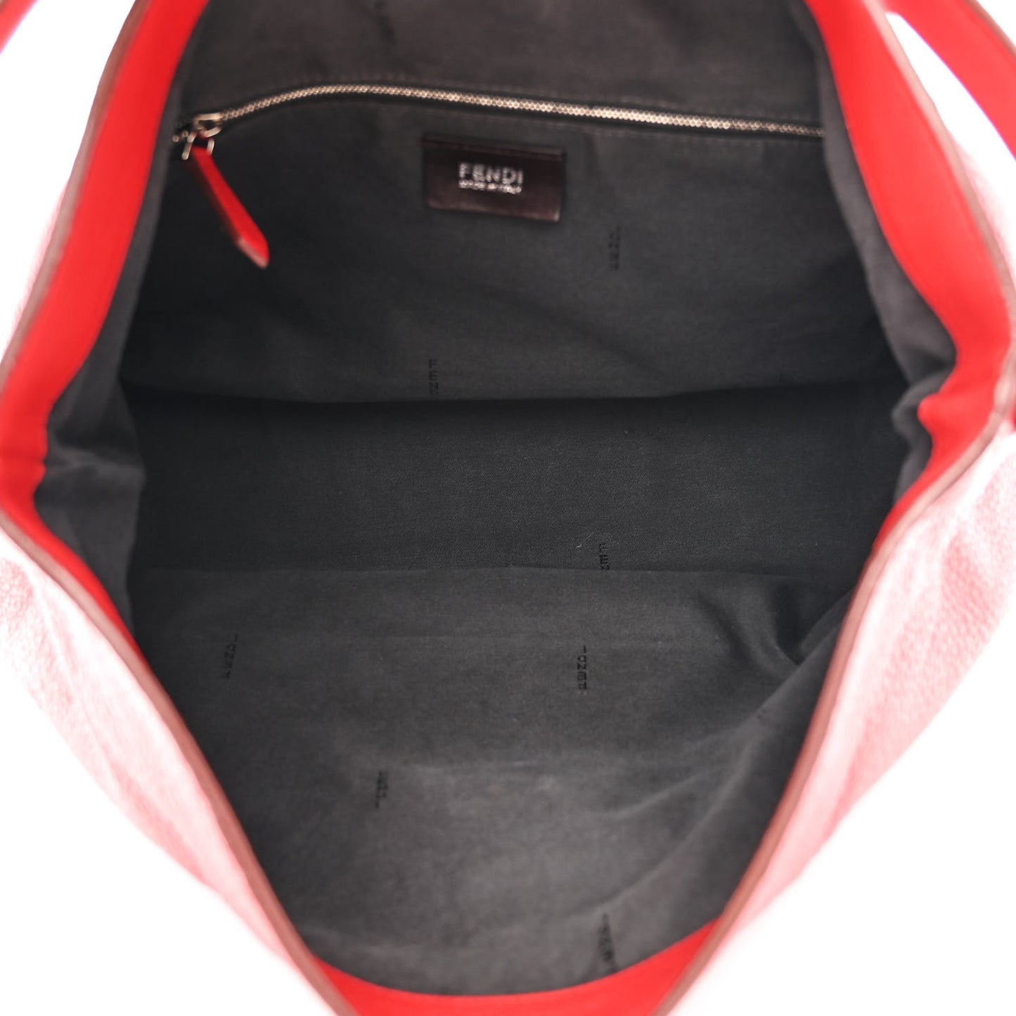 Vitello Small Clasp Top Hobo Bag Red