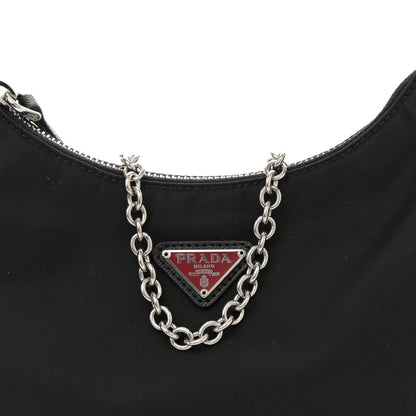 Prada Nylon Lunar New Year Re-Edition 2005 Shoulder Bag Black 8 of 10