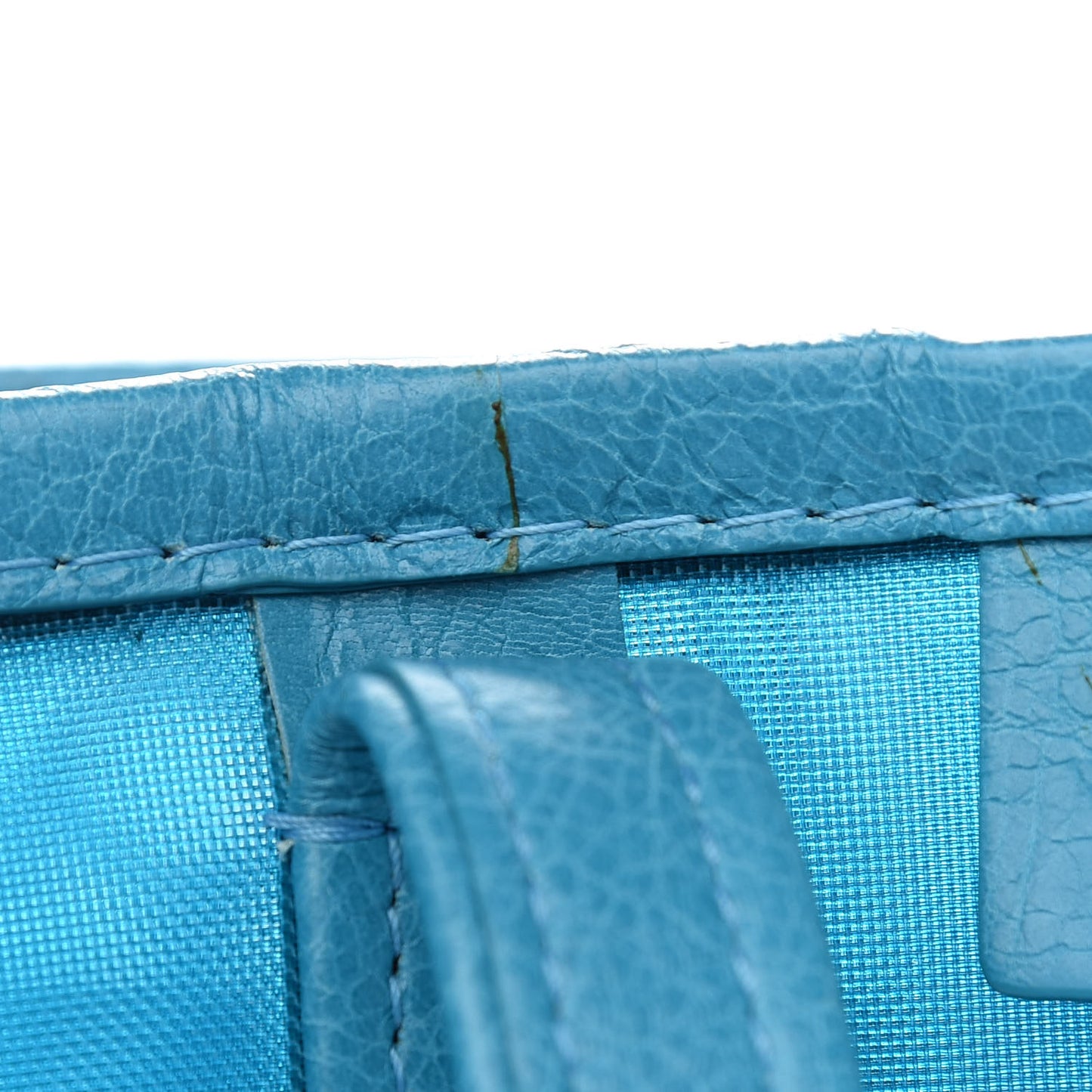 Mesh Medium Bazar Shopper Tote Blue