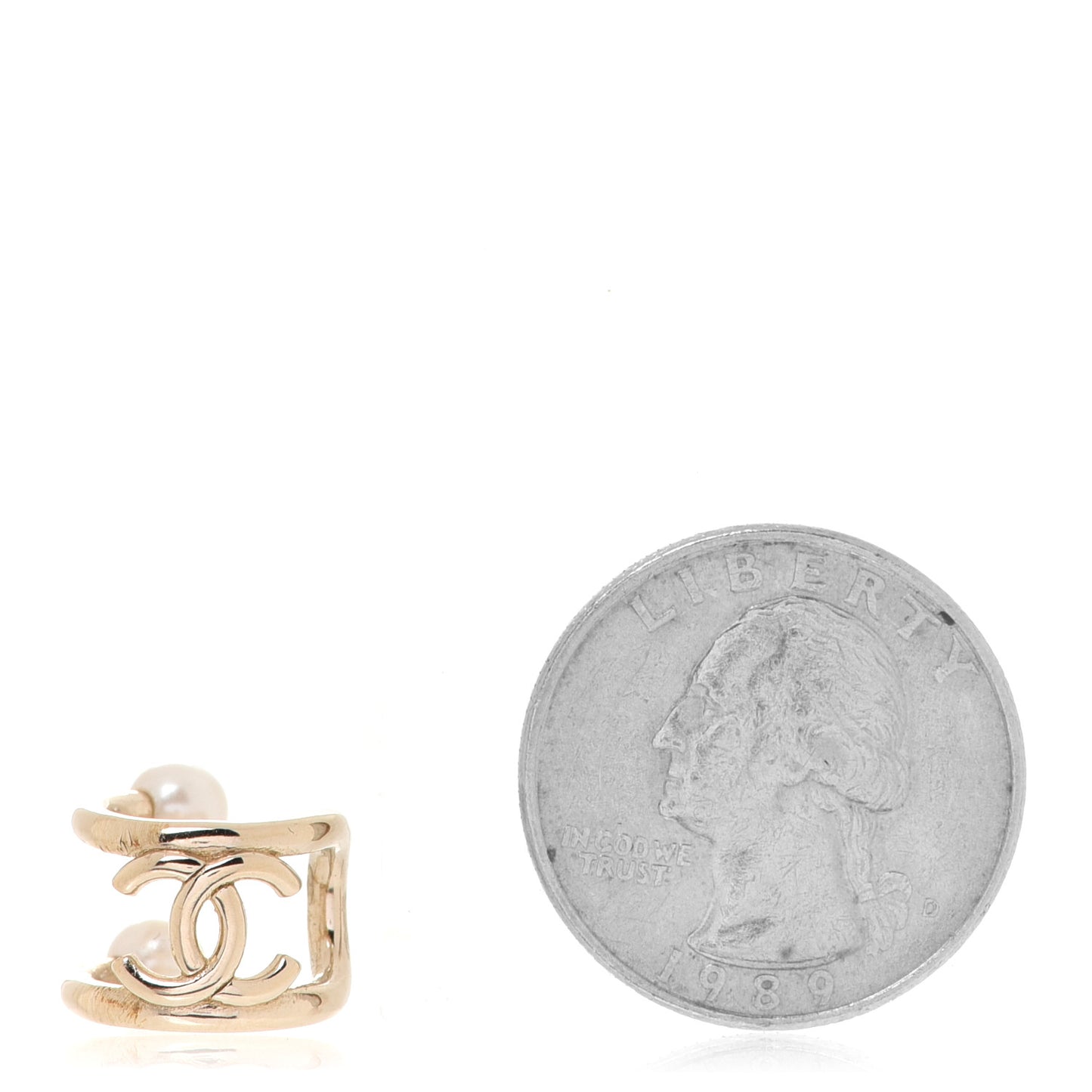 Pearl CC Single Ear Cuff Gold