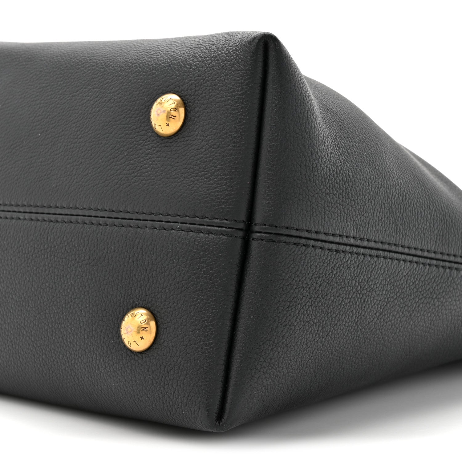 Louis Vuitton Grained Calfskin Low Key Hobo PM Black 11 of 15