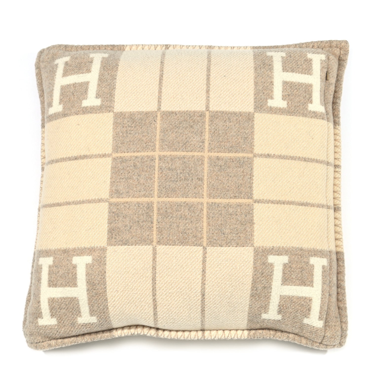 Hermes Wool Cashmere Avalon III Pillow PM Coco Camomille 2 of 3