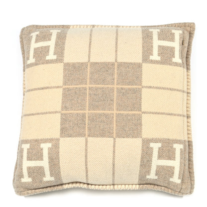 Hermes Wool Cashmere Avalon III Pillow PM Coco Camomille 2 of 3