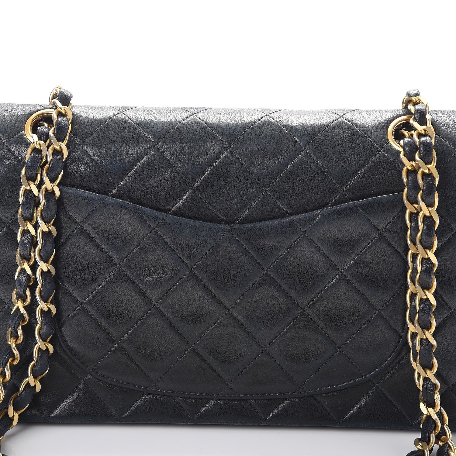 Chanel Lambskin Quilted Small Double Flap Black 9 of 16