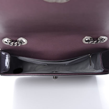 Chanel Iridescent Patent Quilted Medium Coco Boy Flap Purple 5 of 11