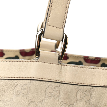 Gucci Guccissima Large Abbey Tote Off White 13 of 17