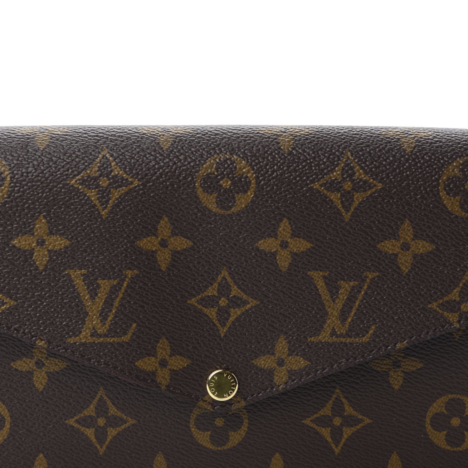 Louis Vuitton Monogram Pochette Felicie Chain Wallet Fuchsia 10 of 10