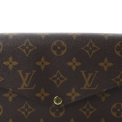 Louis Vuitton Monogram Pochette Felicie Chain Wallet Fuchsia 10 of 10