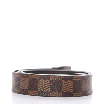 Louis Vuitton Damier Ebene LV Paris Buckle Belt 85 34 3 of 8