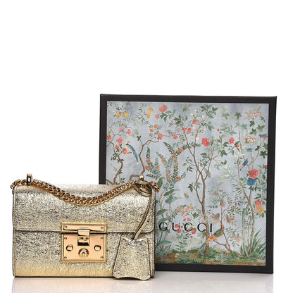Gucci Galassia Small Padlock Shoulder Bag Platino 10 of 10