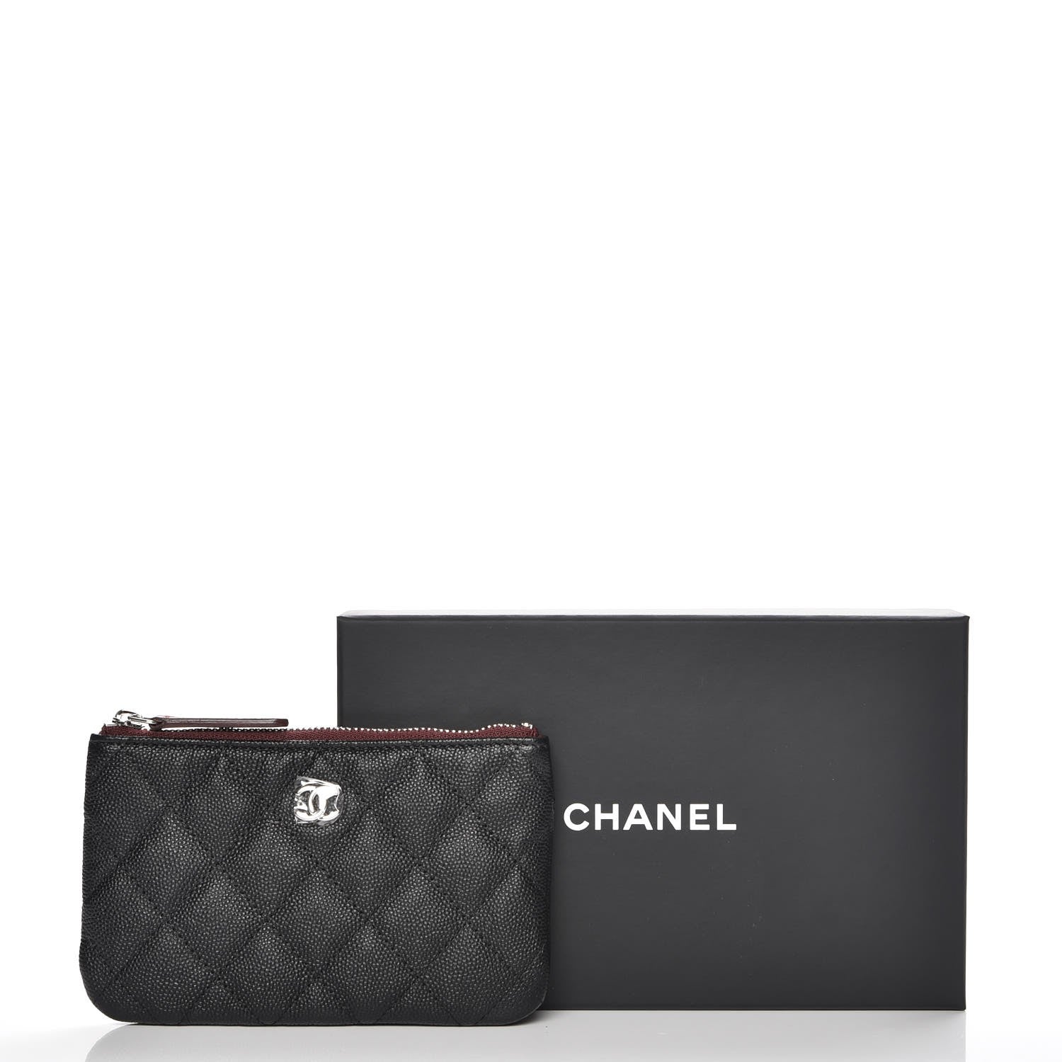 Chanel Caviar Quilted Small Cosmetic Case Black 8 of 8