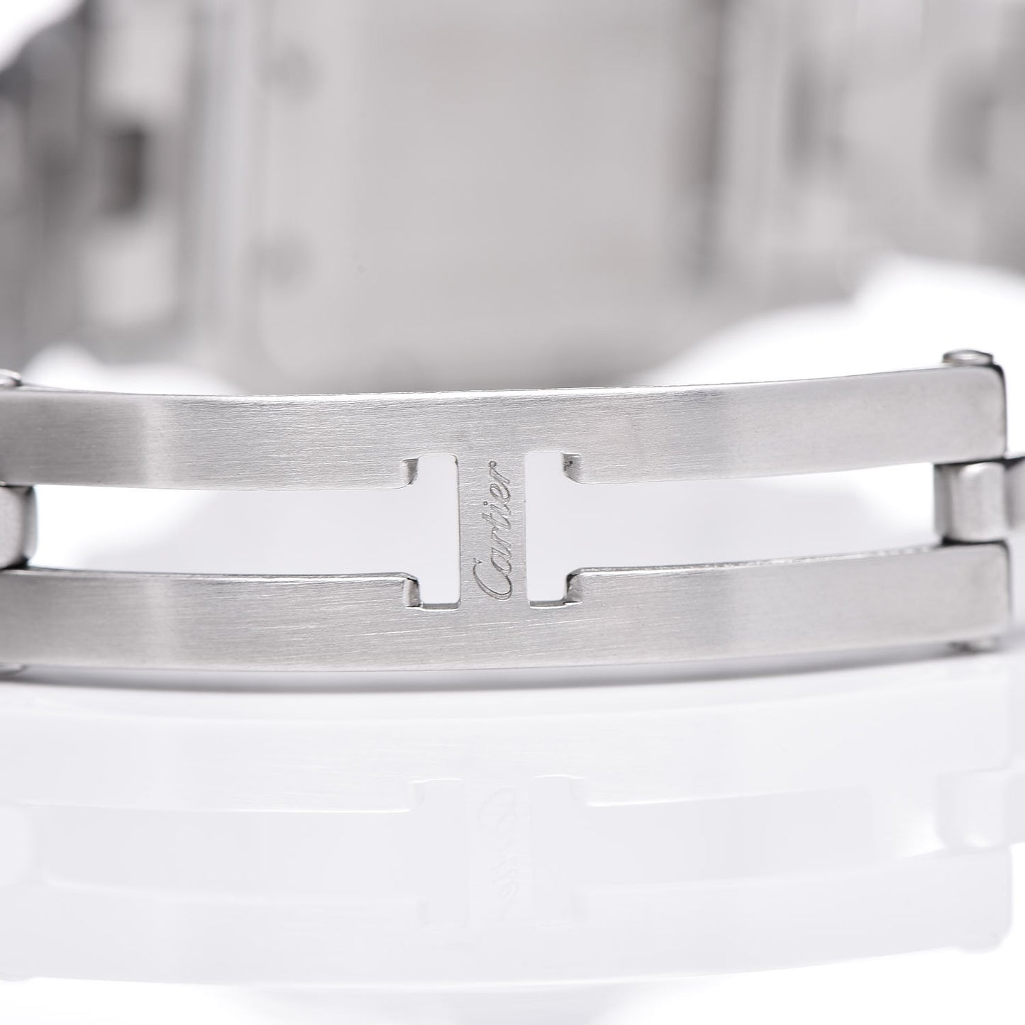 Stainless Steel 24mm Santos de Galbee Automatic Watch