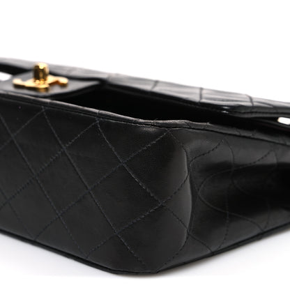 Chanel Lambskin Quilted Medium Double Flap Black 11 of 11