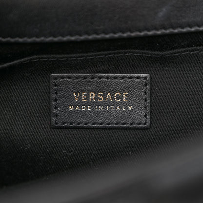 Versace Nappa Quilted Barocco Print Icon Shoulder Bag Black 6 of 13