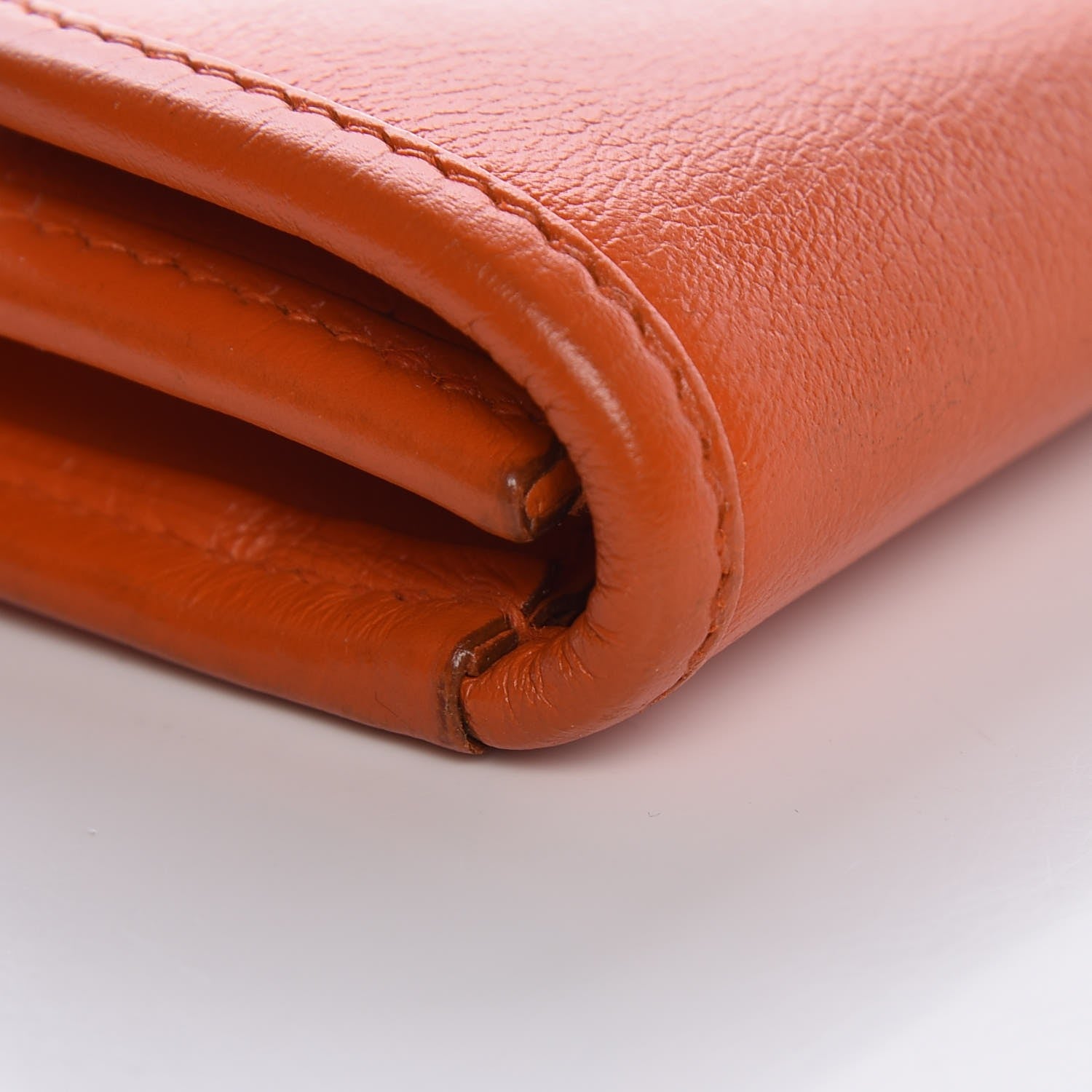 Hermes Swift Jige Duo Clutch Orange 12 of 13