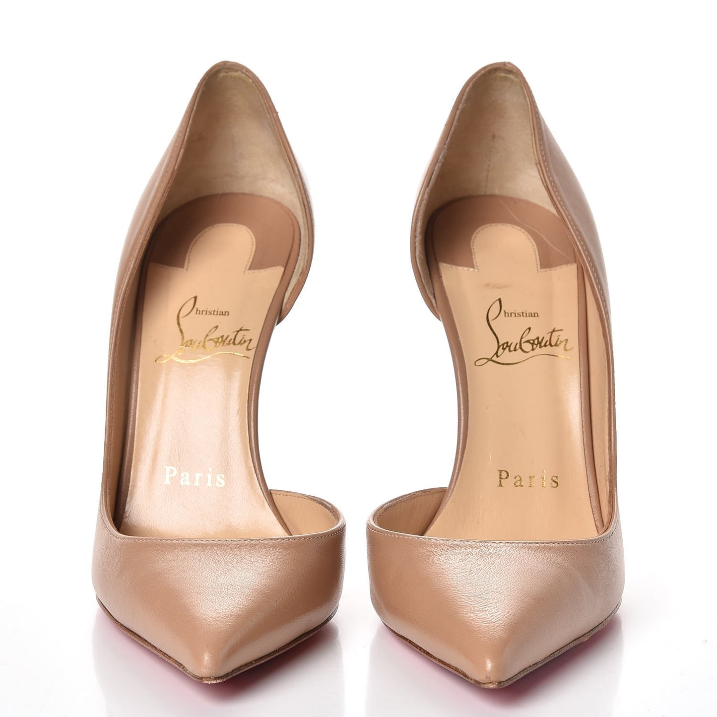 Shiny Nappa Iriza 100 Pumps 36.5 Noisette