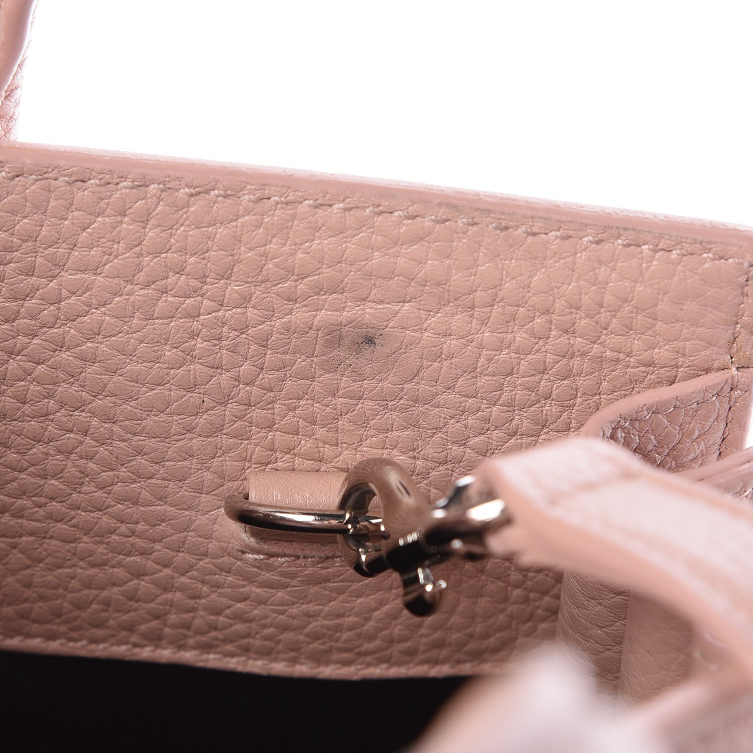 Saint Laurent Grained Calfskin Baby Sac De Jour Antique Rose 14 of 18