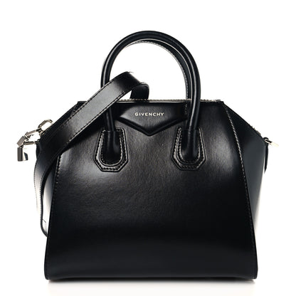 Givenchy Shiny Lord Calfskin Mini Antigona Black 1 of 10