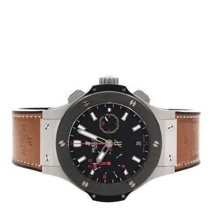 Hublot Titanium Ceramic Calfskin 44mm "Chukker" Big Bang Automatic Watch Brown 317.NM.1137.VR 2 of 5