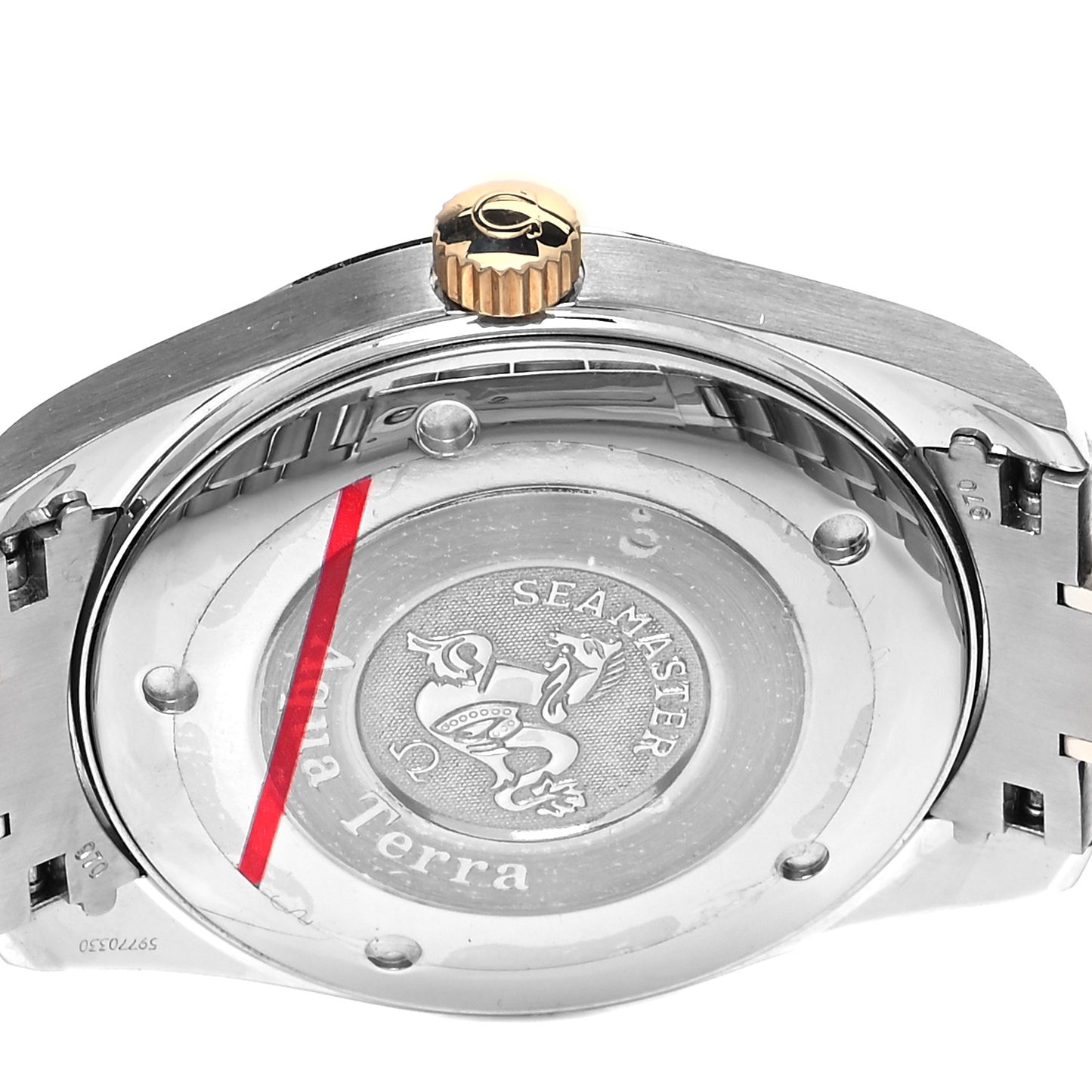 Stainless Steel 18K Yellow Gold 39mm Seamaster Aqua Terra Quartz Watch 2317.30