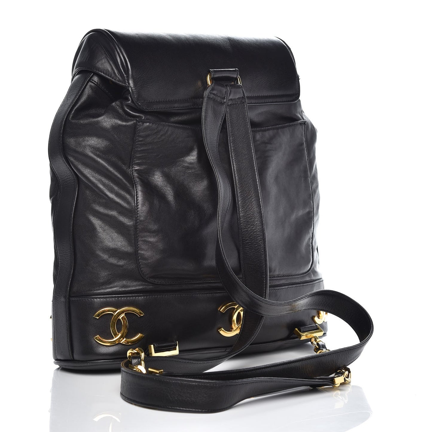 Lambskin CC Backpack Black
