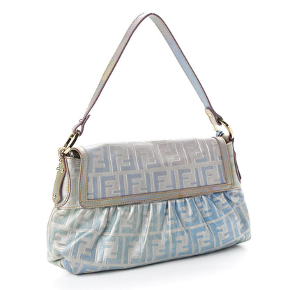 Fendi Vitello FF SFumato Embossed Small Chef Shoulder Bag Multicolor 3 of 10
