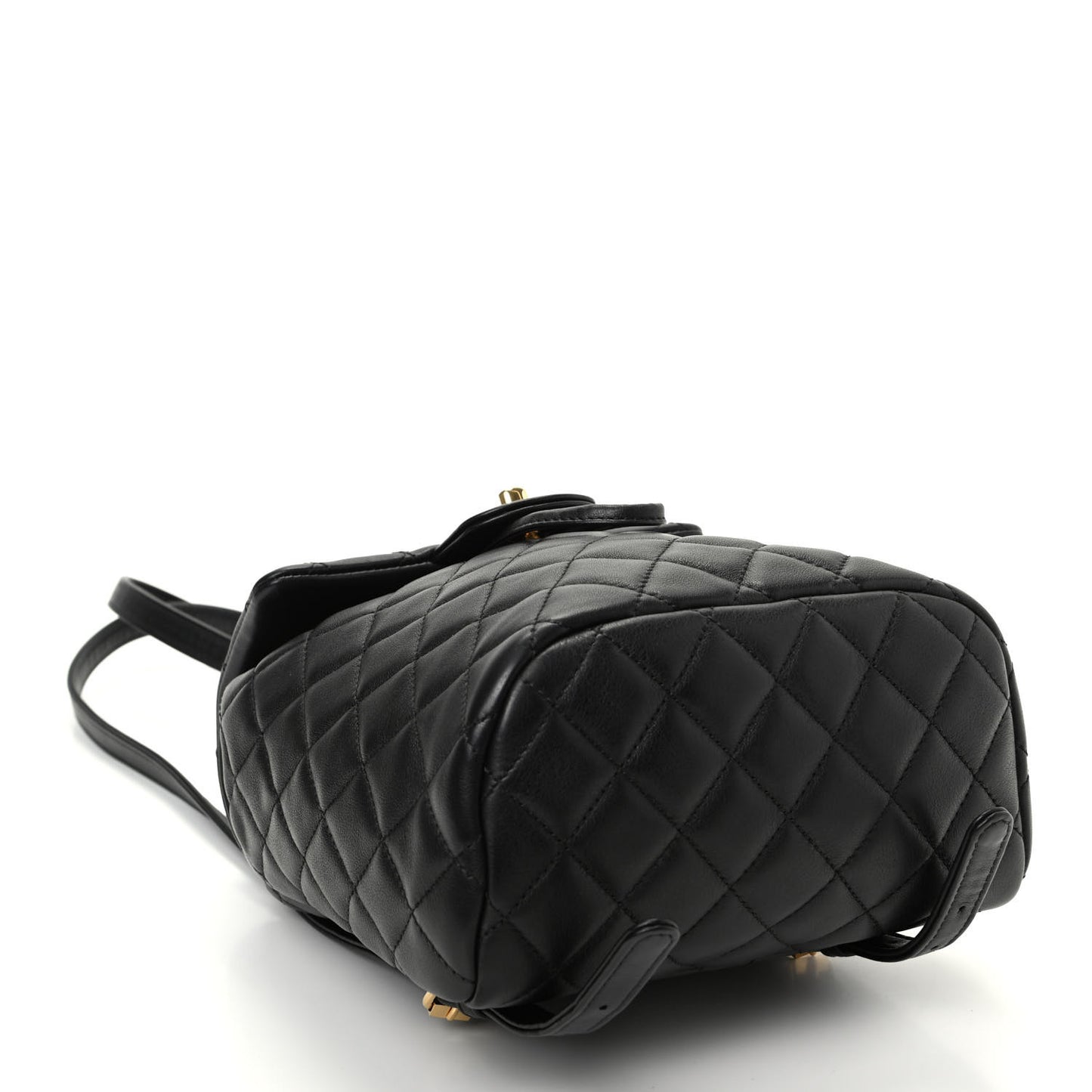 Calfskin Quilted Mini Urban Spirit Backpack Black