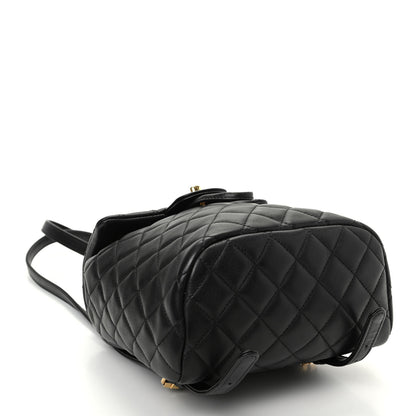 Chanel Calfskin Quilted Mini Urban Spirit Backpack Black 4 of 10