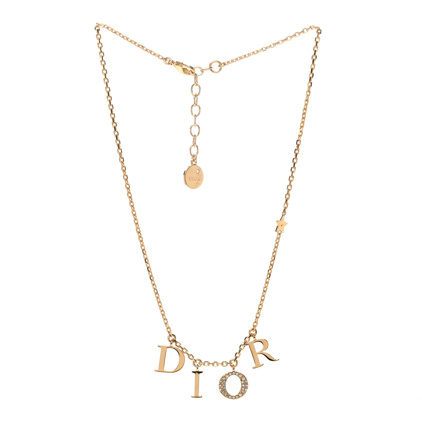 Crystal Dio(r)evolution Necklace Gold