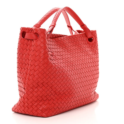 Bottega Veneta Nappa Intrecciato Garda Tote Red 3 of 10