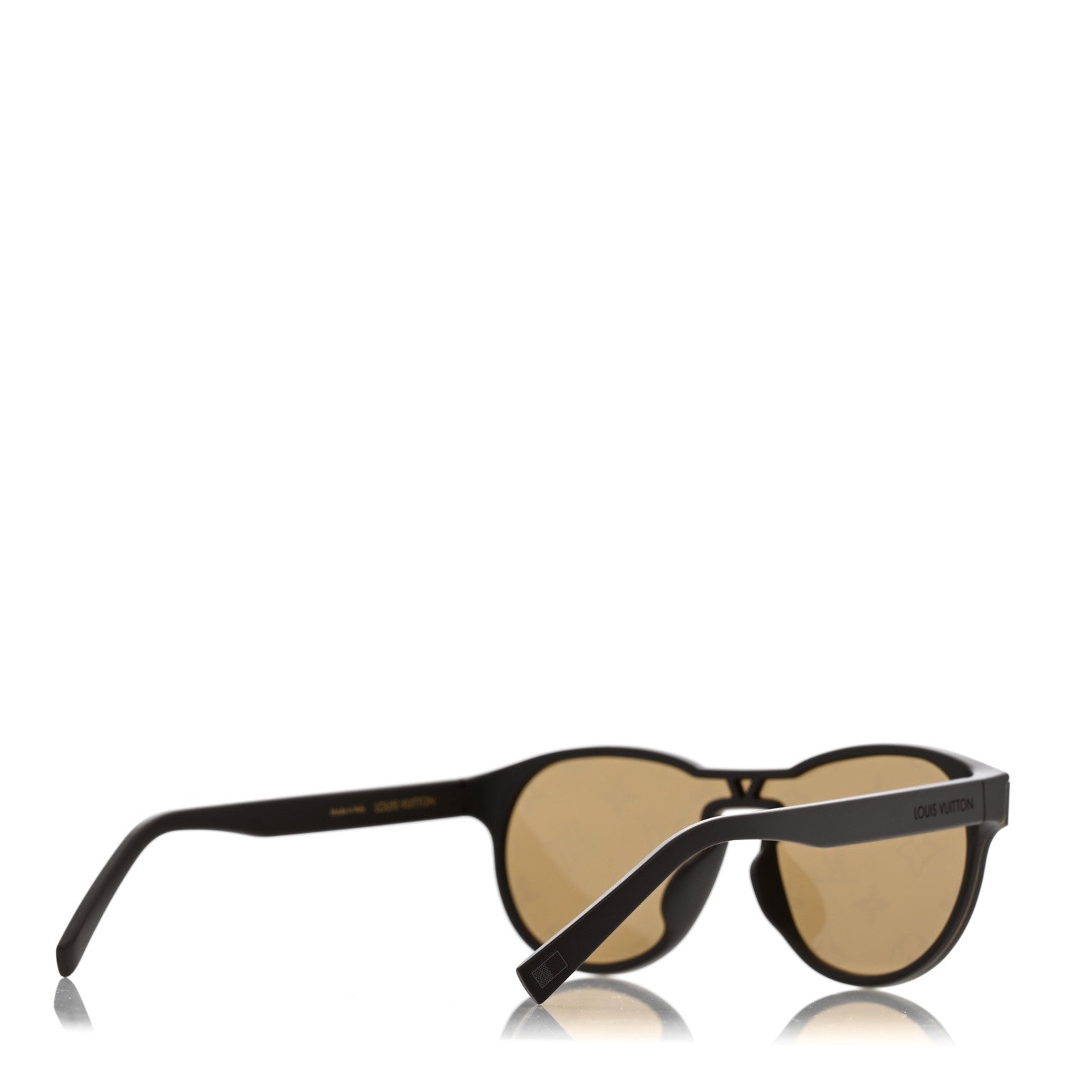 Louis Vuitton Acetate LV Waimea Round Sunglasses Z1487E Brown 4 of 7