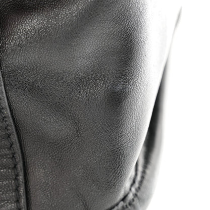 Saint Laurent Calfskin Ayers Patchwork Monogram Medium Niki Chain Satchel Black 10 of 11